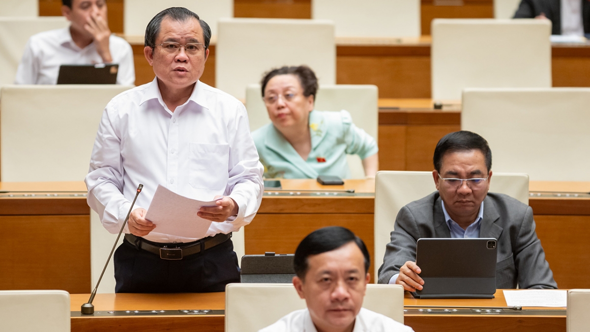 Đại biểu Nguyễn Tâm Hùng (đoàn TP.HCM)