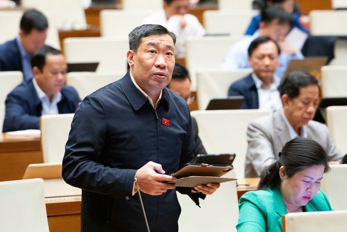 Đại biểu Thạch Phước Bình (đoàn Vĩnh Long). Ảnh Quốc hội