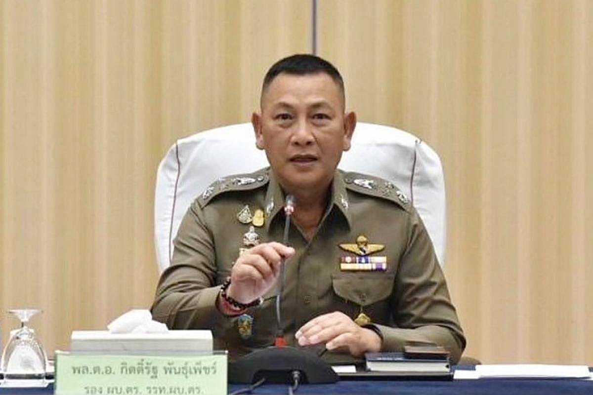 Tư lệnh Cảnh sát Hoàng gia Thái Lan Kitrat Phanphet - Nguồn: Chính phủ Thái Lan