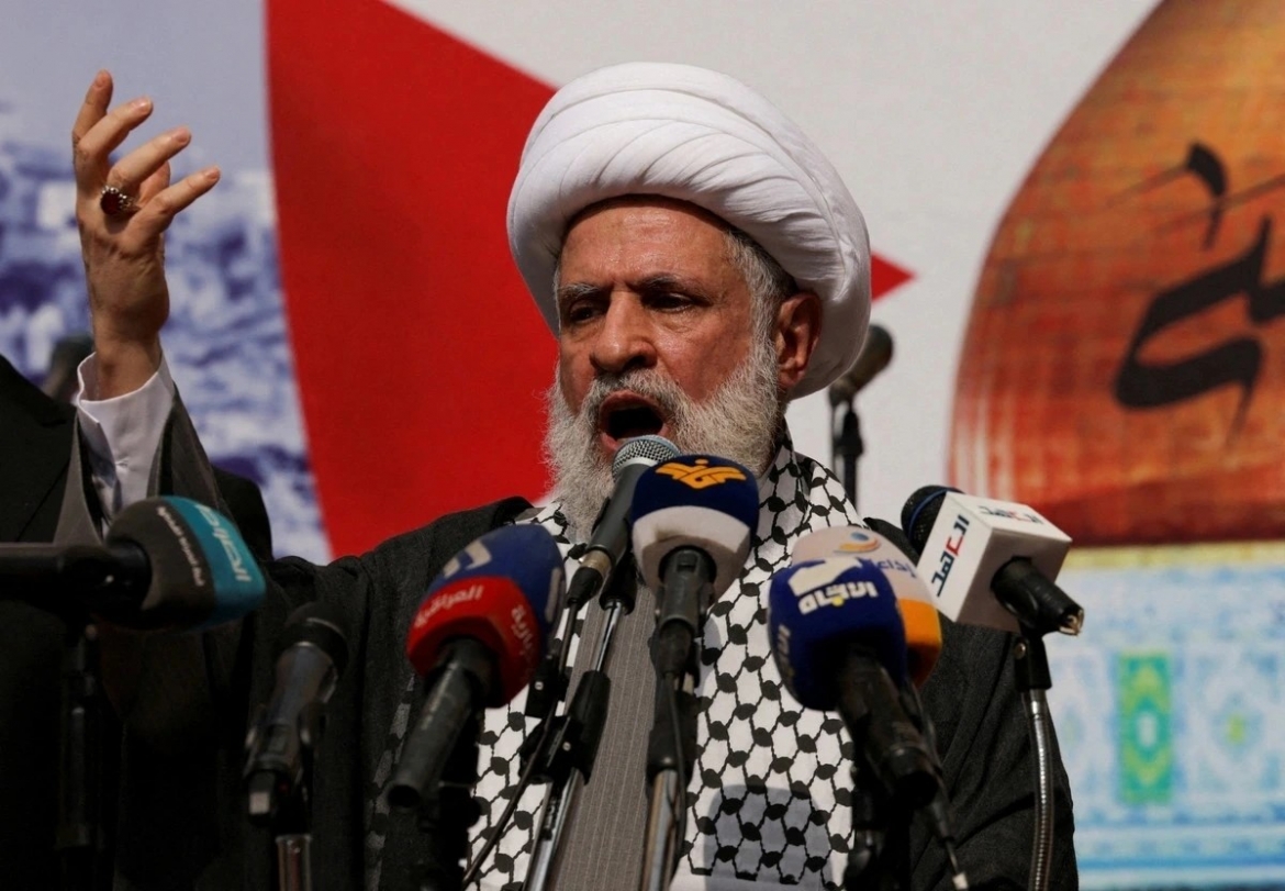 Thủ lĩnh Phong trào Hezbollah Naim Qassem tại Lebanon Naim Qassem. Ảnh: REUTERS
