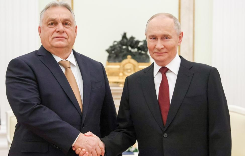 Thủ tướng Hungary Viktor Orban và Tổng thống Nga Vladimir Putin- Ảnh: TASS