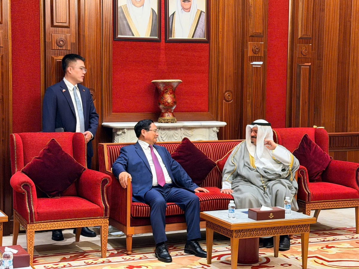 Thủ tướng Phạm Minh Chính và Thủ tướng Nhà nước Kuwait