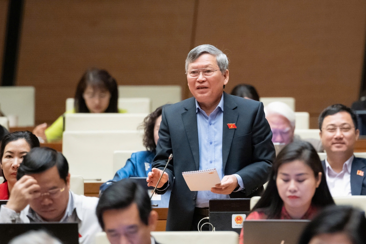 Đại biểu Tô Văn Tám (đoàn Quảng Ngãi). (Ảnh: Quốc hội