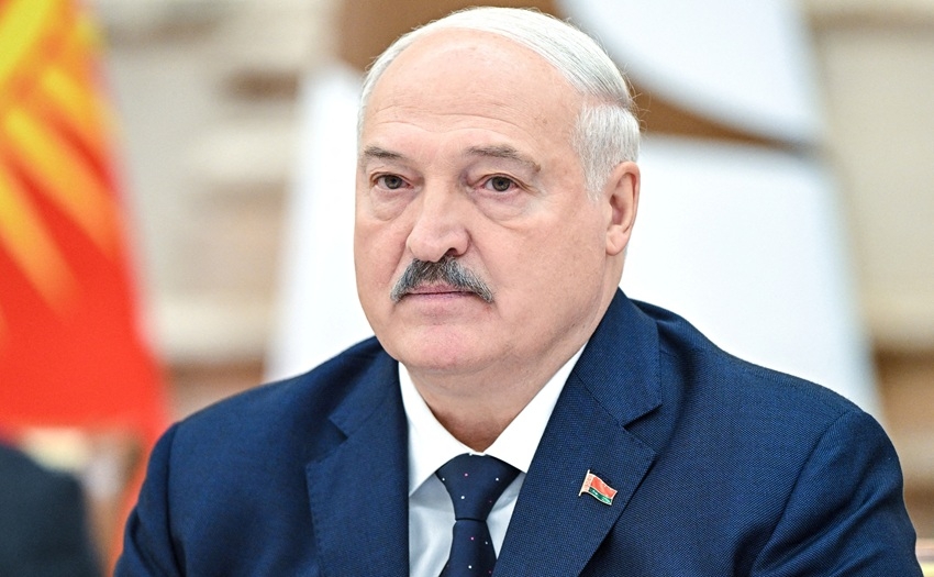 Tổng thống Belarus Alexander Lukashenko tham dự cuộc họp của Hội đồng Kinh tế Á-Âu tại Minsk, Belarus.Ảnh: Reuters