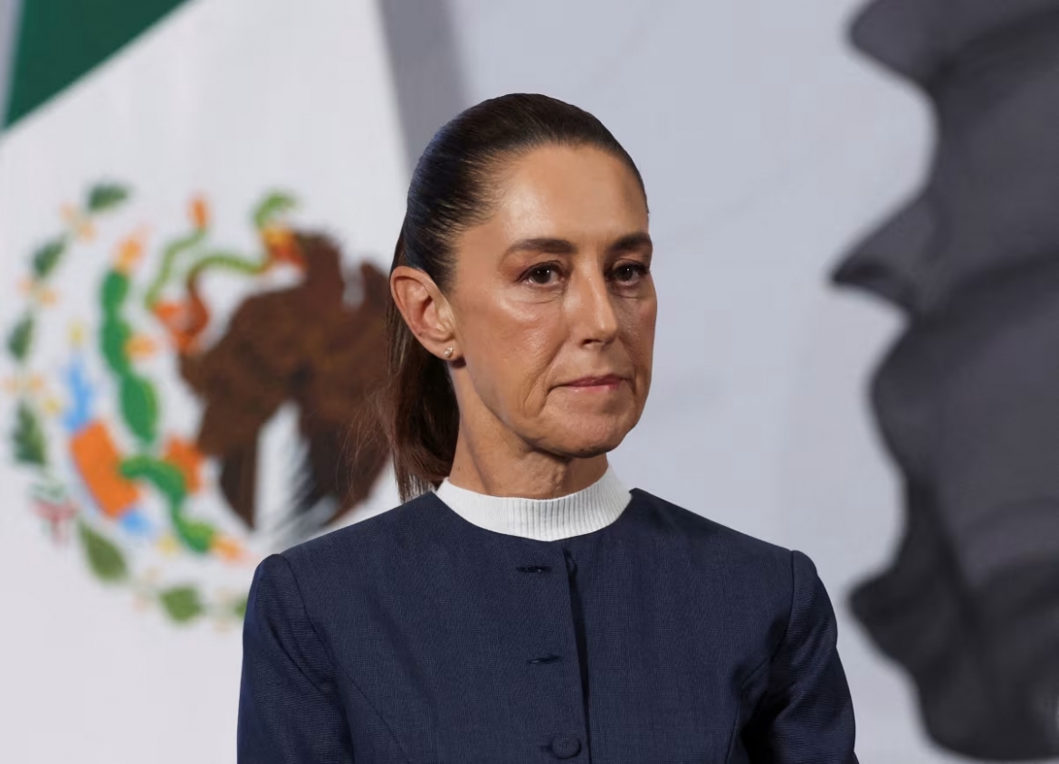 Tổng thống Mexico Claudia Sheinbaum tại một cuộc họp báo ở Mexico City, ngày 3/11/2025. Ảnh: Reuters