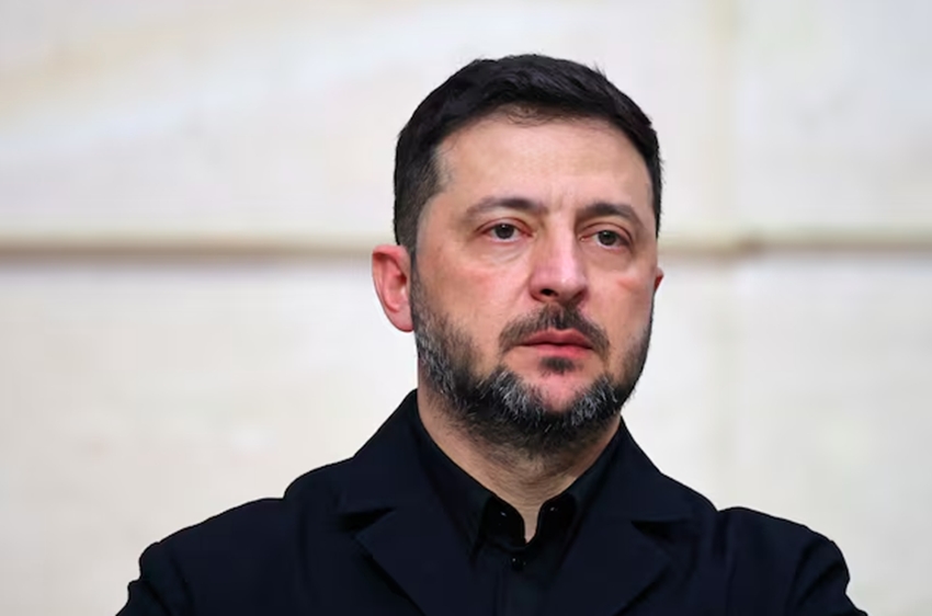 Tổng thống Ukraine Volodymyr Zelensky.Ảnh: Reuters