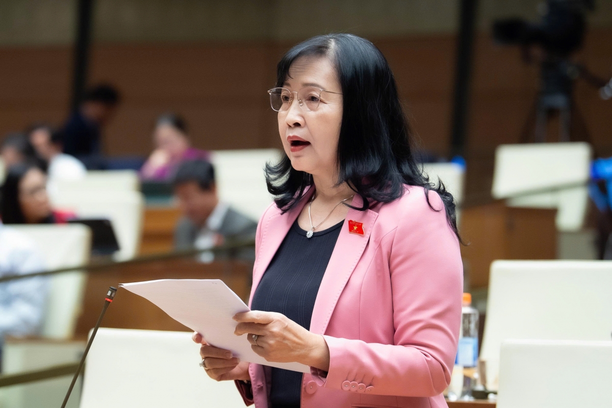 ĐBQH Trần Thị Thu Đông - Cà Mau (Ảnh: Quốc hội)