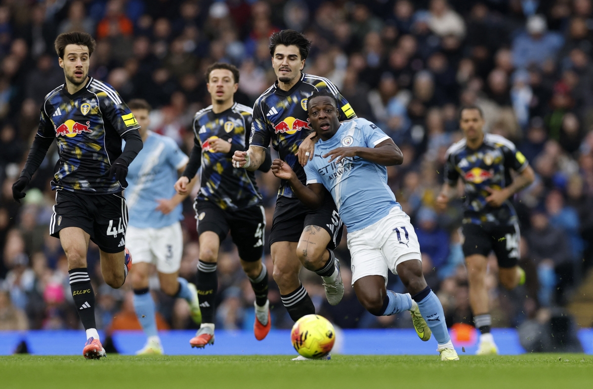 Man City đang nắm thế chủ động (Ảnh: Reuters).