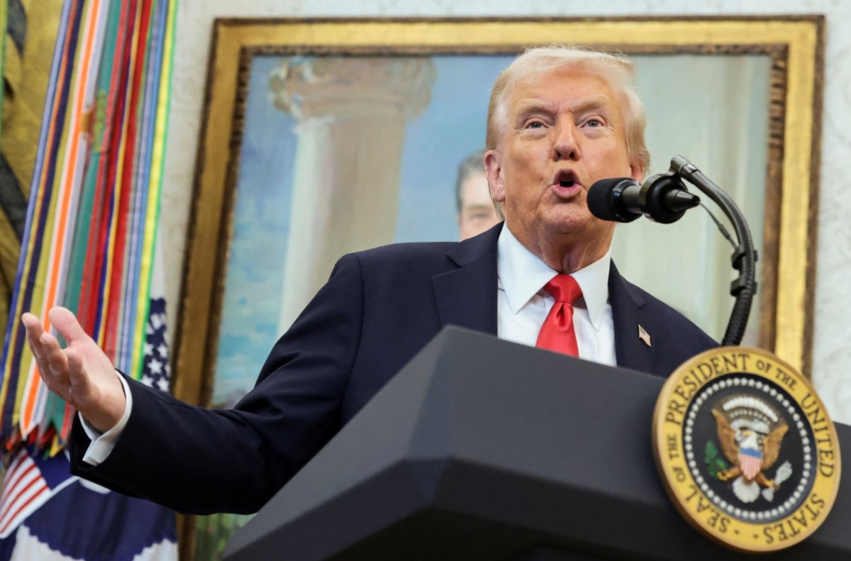 Tổng thống Mỹ Donald Trump. Ảnh: Reuters