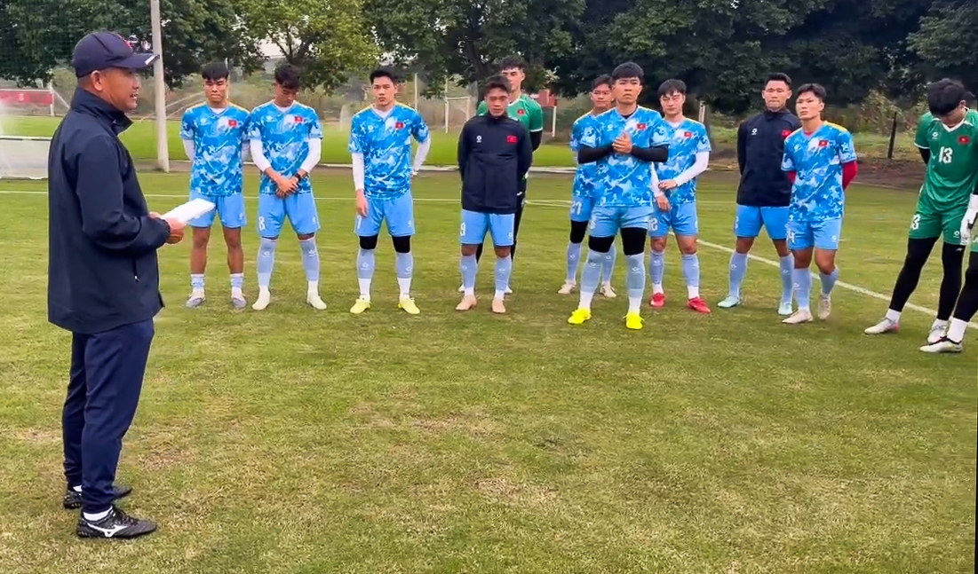 U22 Việt Nam sẽ đối đầu với U22 Trung Quốc trong trận ra quân tại giải giao hữu CFA Team China – Panda Cup 2025 (Ảnh: VFF).