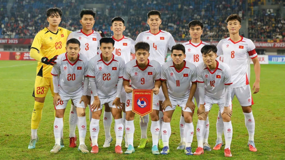 U22 Việt Nam khởi đầu tốt tại Panda Cup 2025 (Ảnh: VFF)
