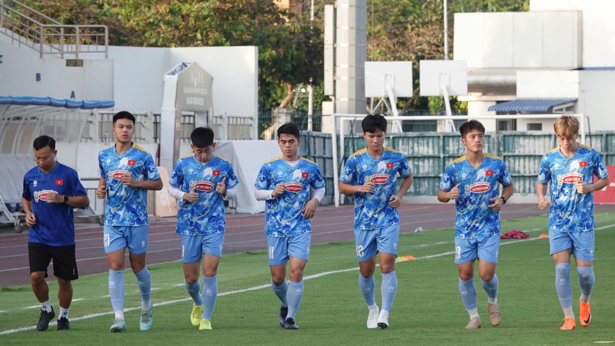 U22 Việt Nam chuẩn bị cho SEA Games (Ảnh: HT)