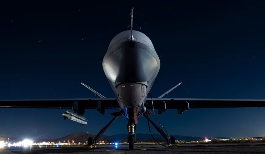UAV MQ-9 Reaper tại căn cứ không quân Creech ở Nevada, ngày 3/9/2020. Ảnh: USAF