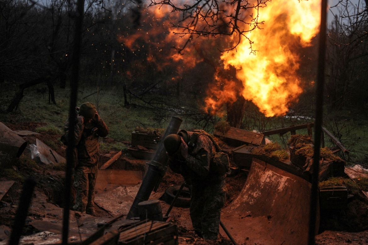 Quân đội Ukraine trên chiến trường. Ảnh: Reuters