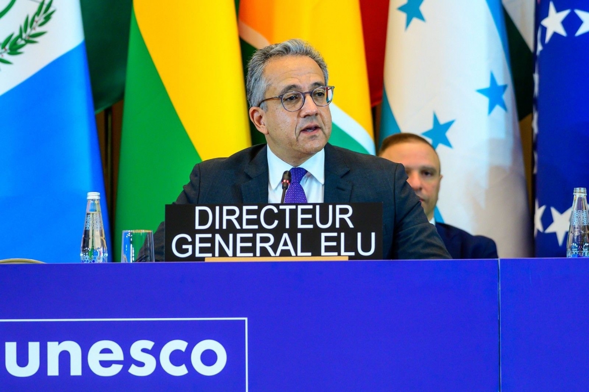 Ông Khaled El-Enany là Tổng Giám đốc thứ 12 của UNESCO. Ảnh: UNESCO