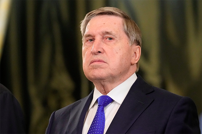 Ông Yuri Ushakov, cố vấn chính sách đối ngoại của Tổng thống Nga Vladimir Putin. Ảnh: Reuters
