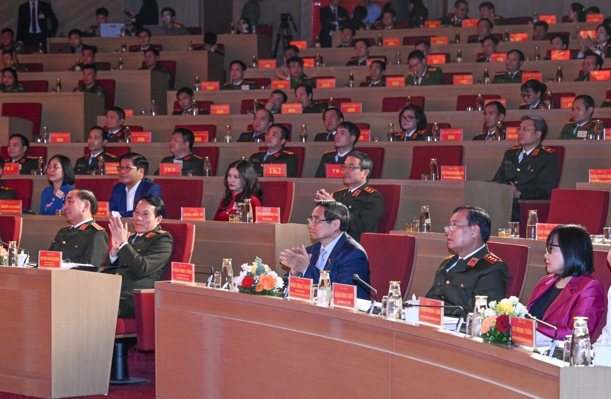 Thủ tướng Phạm Minh Chính dự Hội nghị Sơ kết 1 năm triển khai lực lượng tham gia bảo vệ an ninh, trật tự ở cơ sở