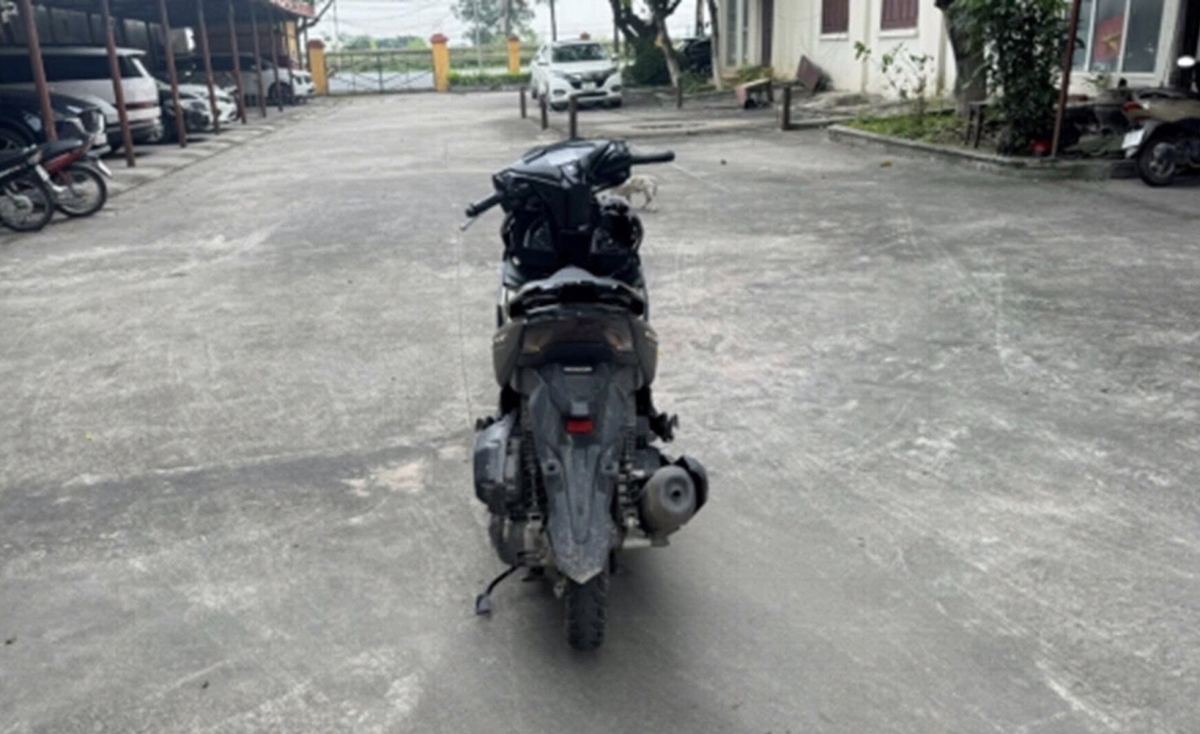 Phương tiện là chiếc xe mô tô Vũ Hồng Q cho mượn đã gây tai nạn giao thông