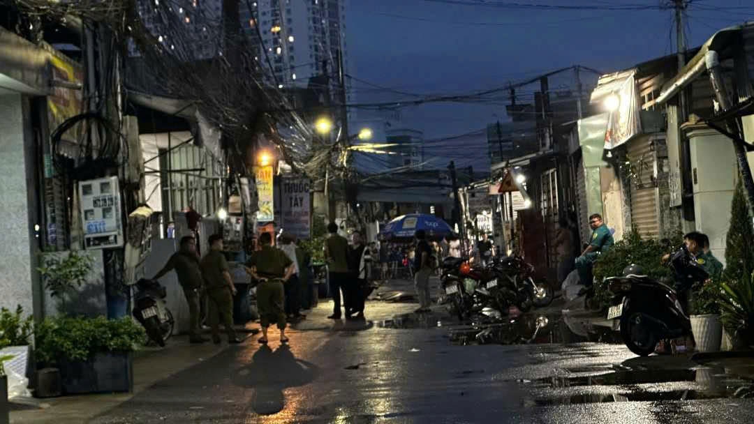 Hiện trường vụ án mạng 