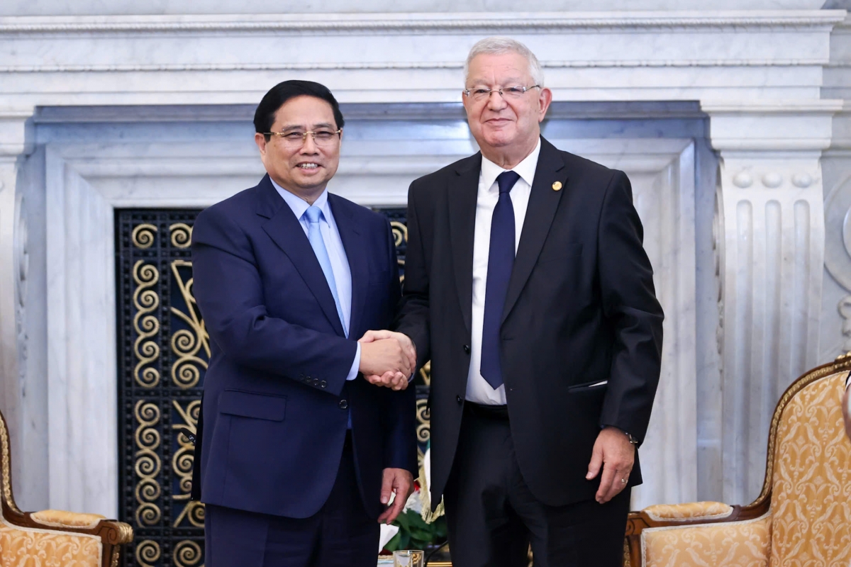 Thủ tướng Phạm Minh Chính và Chủ tịch Hội đồng Dân tộc Algeria