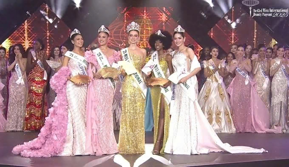 Top 5 gồm các người đẹp: Philippines, Zimbabwe, Indonesia, Bolivia và Colombia