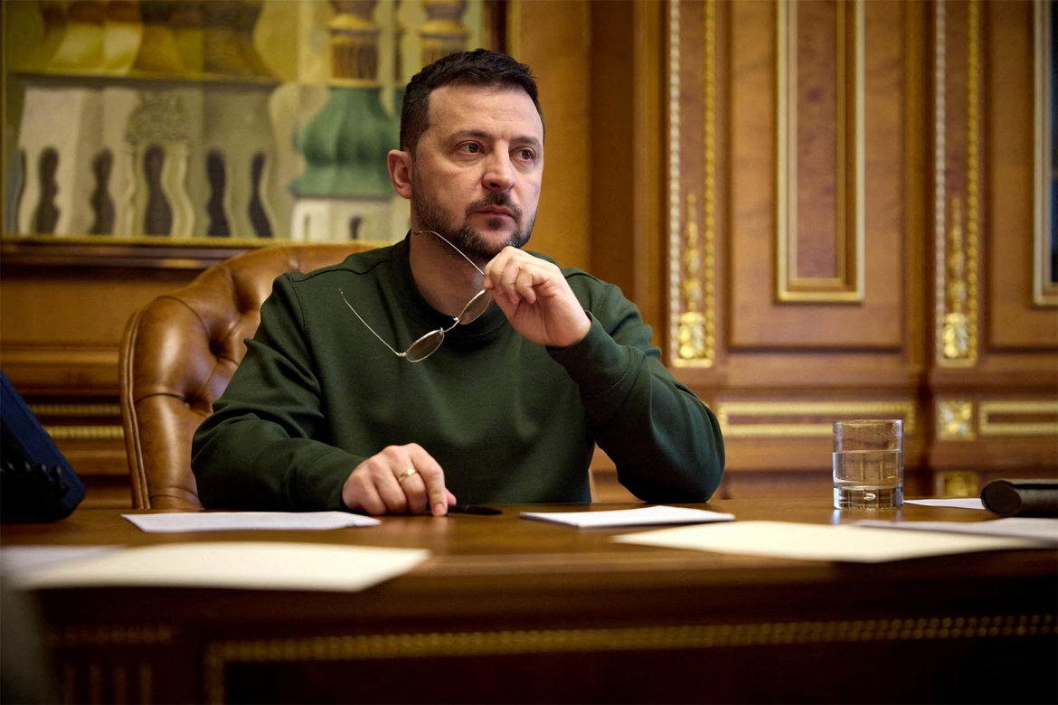 Tổng thống Volodymyr Zelensky. Ảnh: Reuters.
