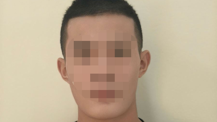 Đối tượng T.Q.T tại cơ quan công an.