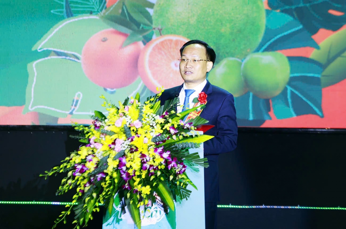 Phó Chủ tịch UBND tỉnh Bắc Ninh Phạm Văn Thịnh phát biểu khai mạc Lễ hội