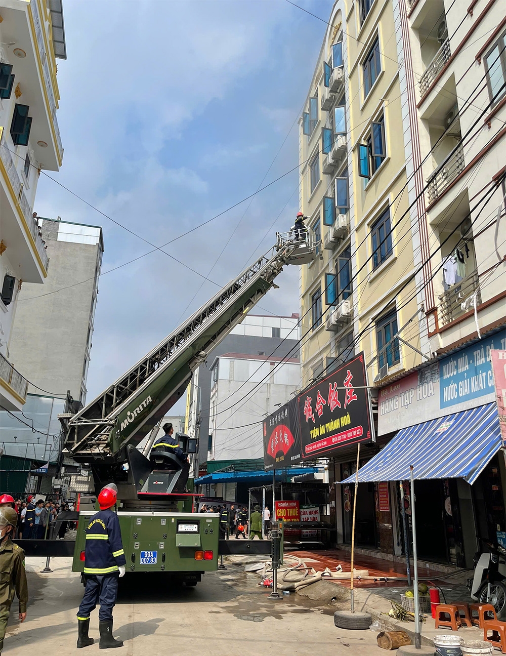 Hiện trường vụ cháy