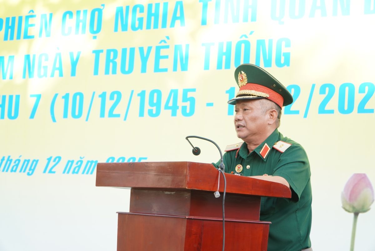 Thiếu tướng Trần Chí Tâm, Phó Chính ủy Quân khu 7 (ảnh: L.V)