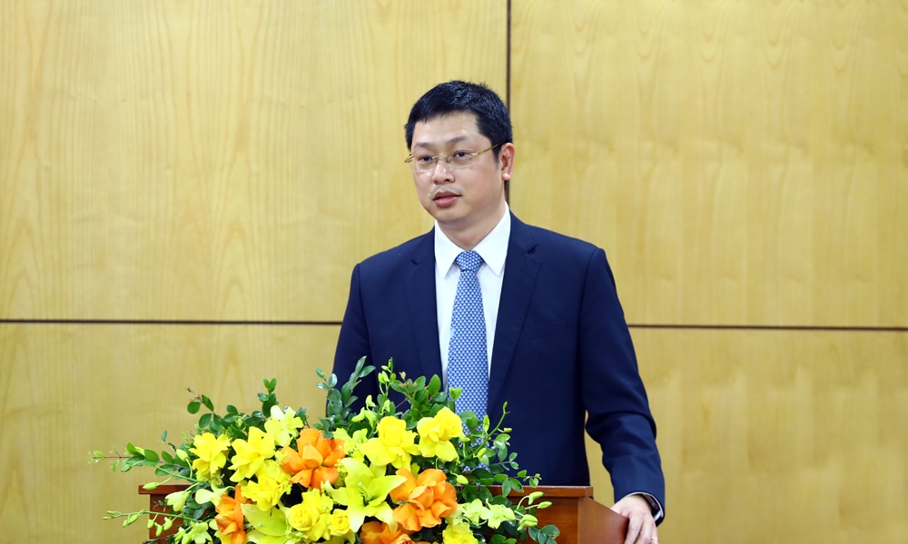 Phó Bí thư Tỉnh ủy Bắc Ninh Trần Huy Phương phát biểu nhận nhiệm vụ