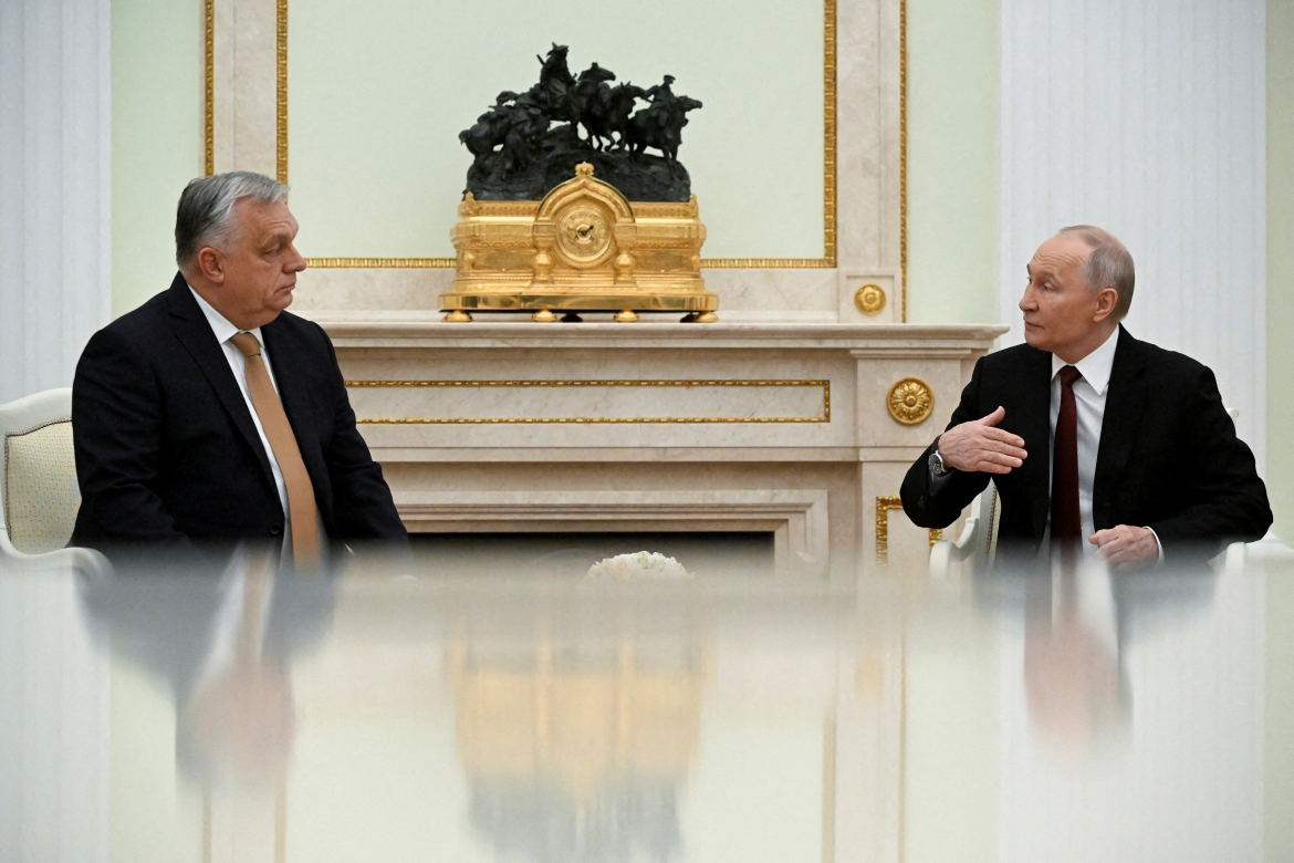 Thủ tướng Hungary Viktor Orban và Tổng thống Nga Vladimir Putin. Ảnh: Reuters