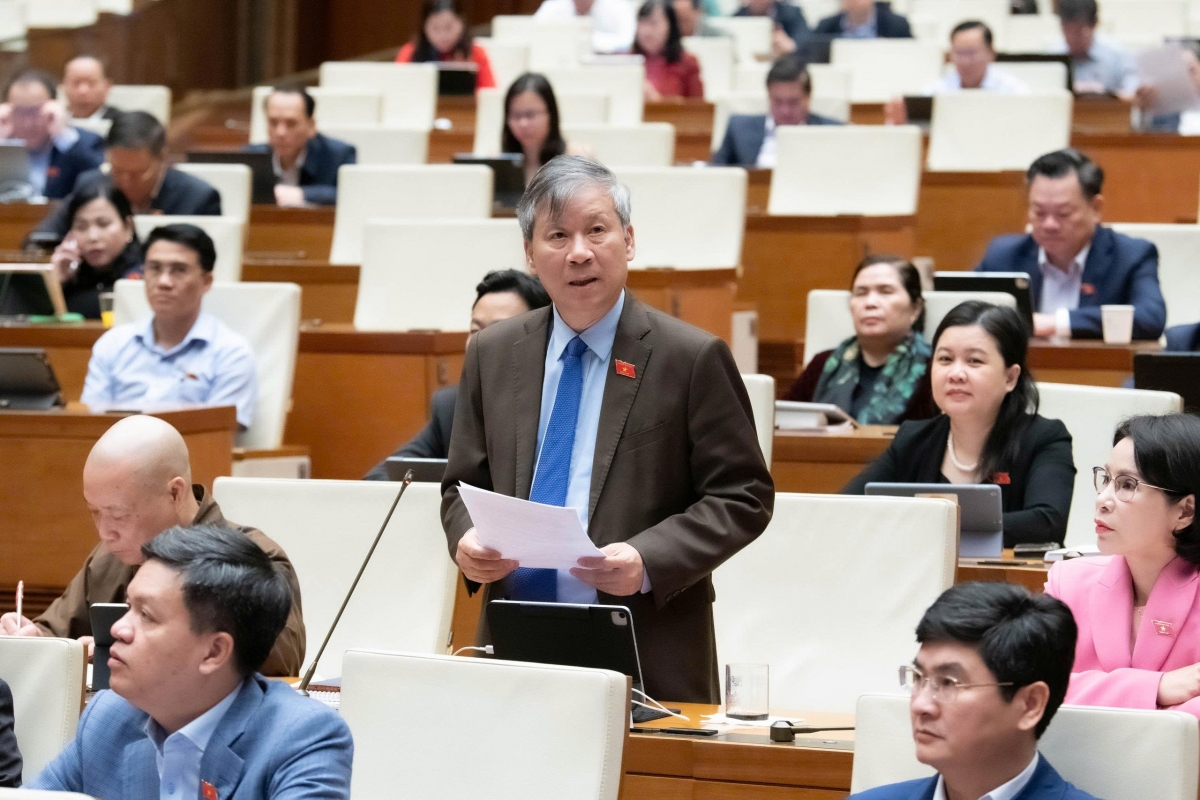 Đại biểu Nguyễn Anh Trí, đoàn Hà Nội (Ảnh: Quốc hội)