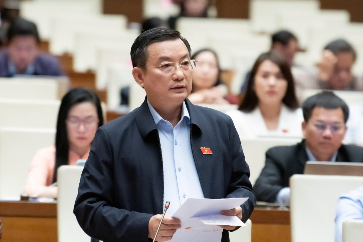 Đại biểu Phạm Trọng Nhân, đoàn TP.HCM (Ảnh: Quốc hội)