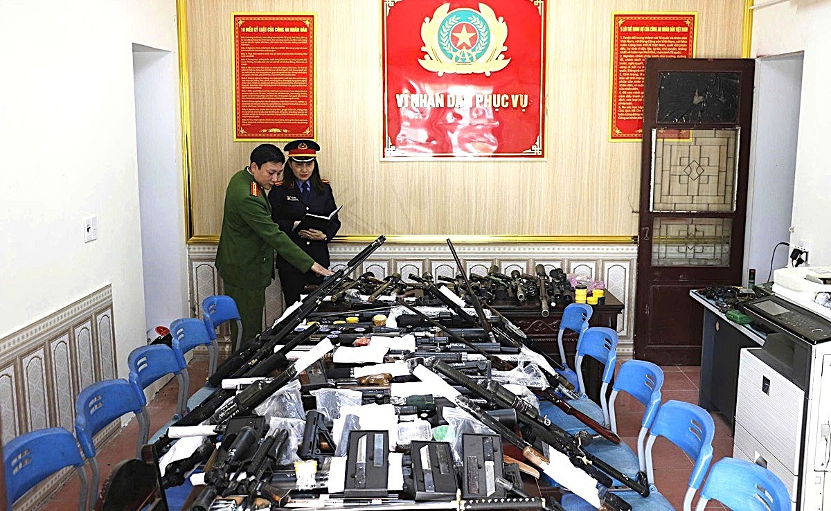 Số tang vật bị thu giữ