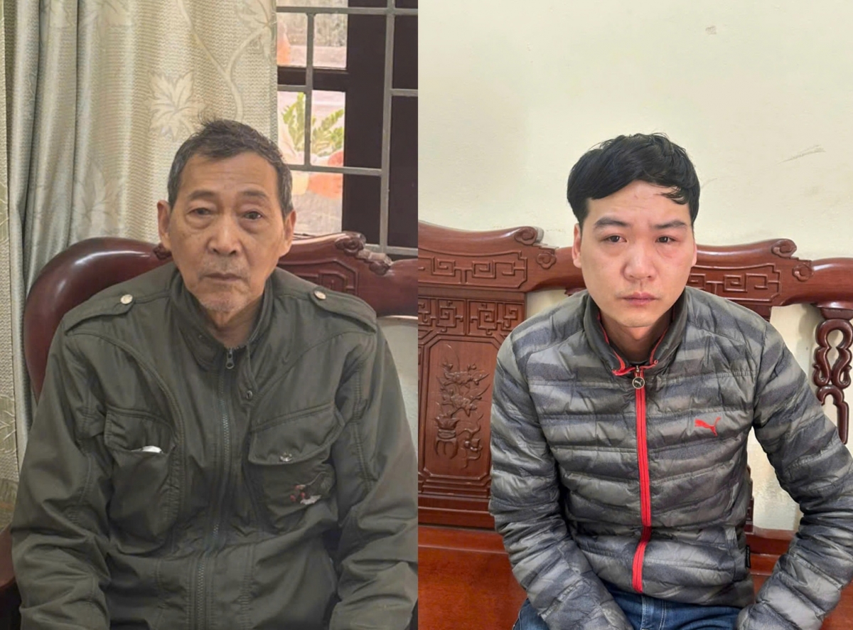 Trần Nhật Hòa (trái) và Trần Quốc Lương