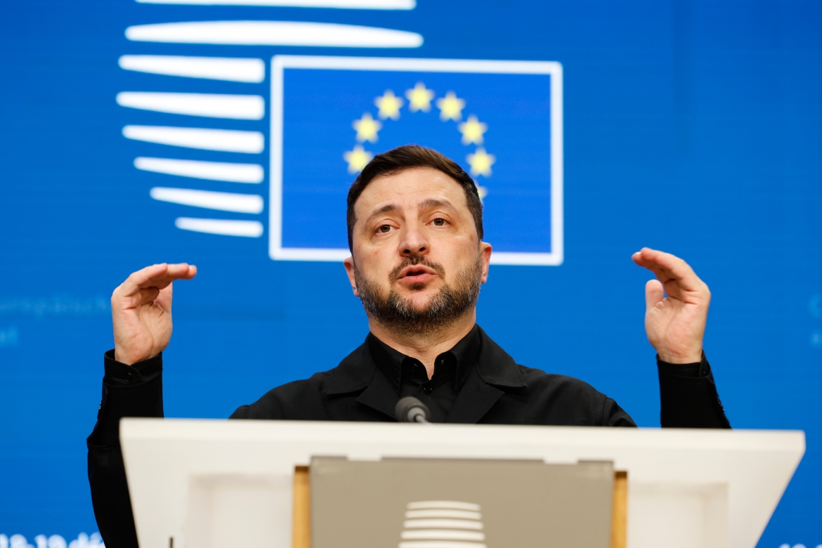 Tổng thống Ukraine Volodymyr Zelensky. Ảnh: AP