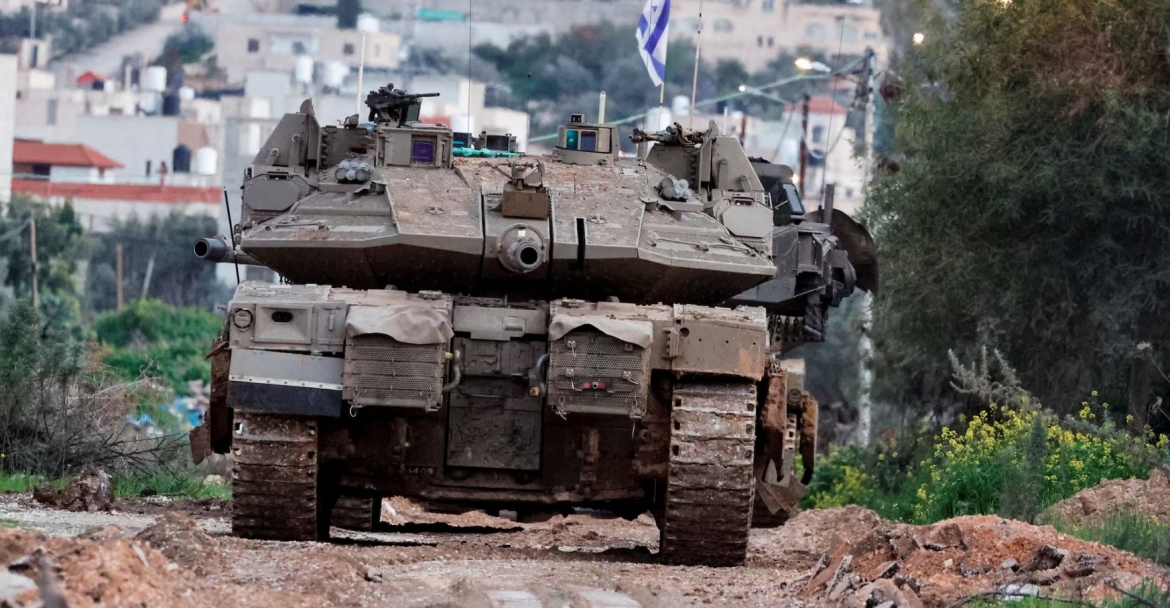 Xe tăng Israel. Ảnh: Reuters