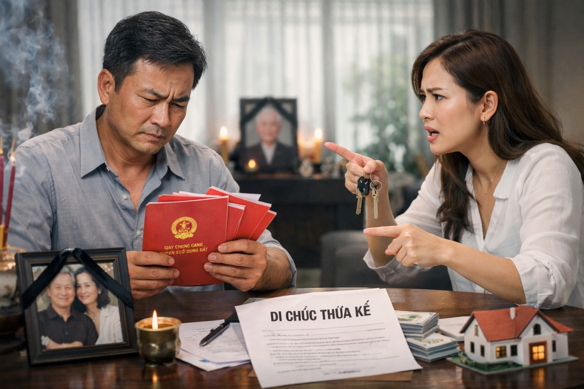 Gần như toàn bộ sổ đỏ của các mảnh đất khác đều đã đứng tên em gái tôi từ lâu. (ảnh minh hoạ: AI)