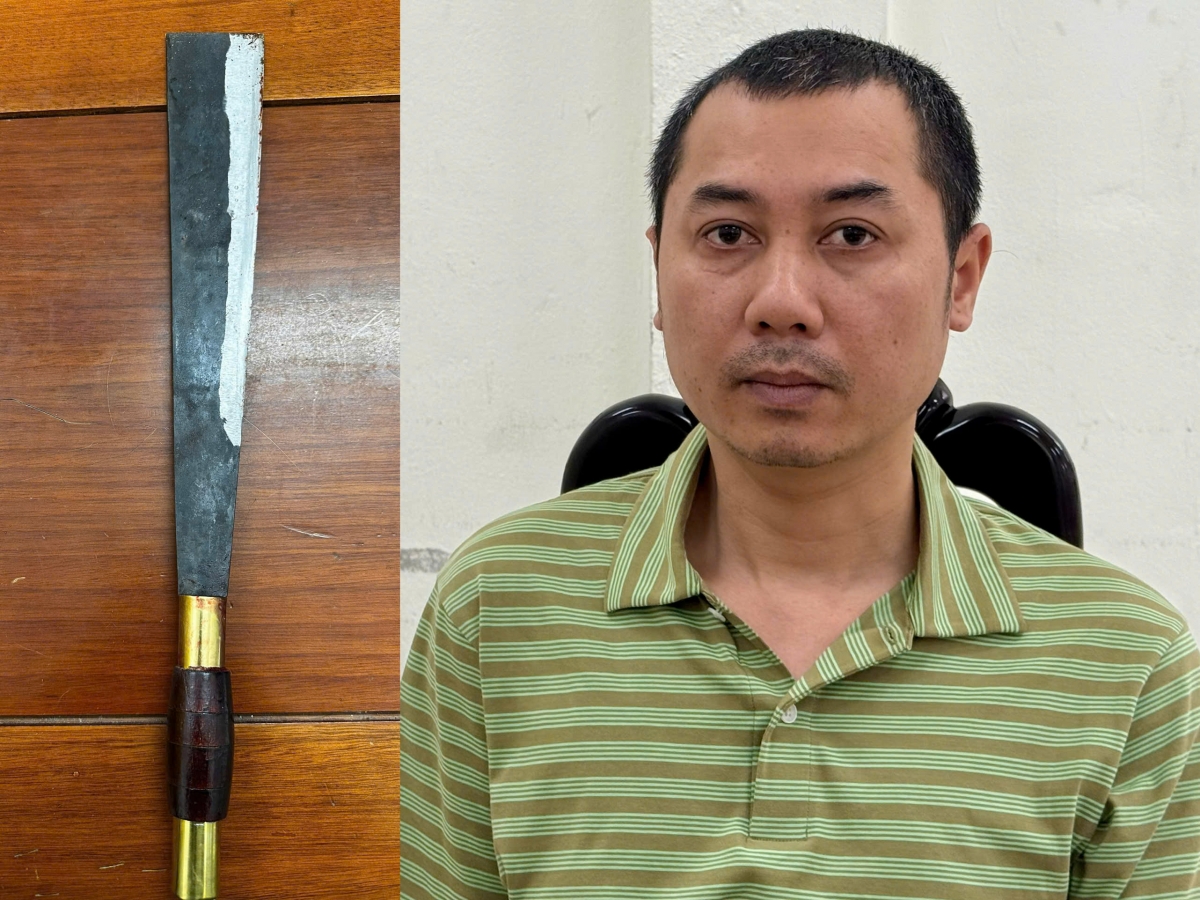 Đỗ Đức Trọng và tang vật gây án