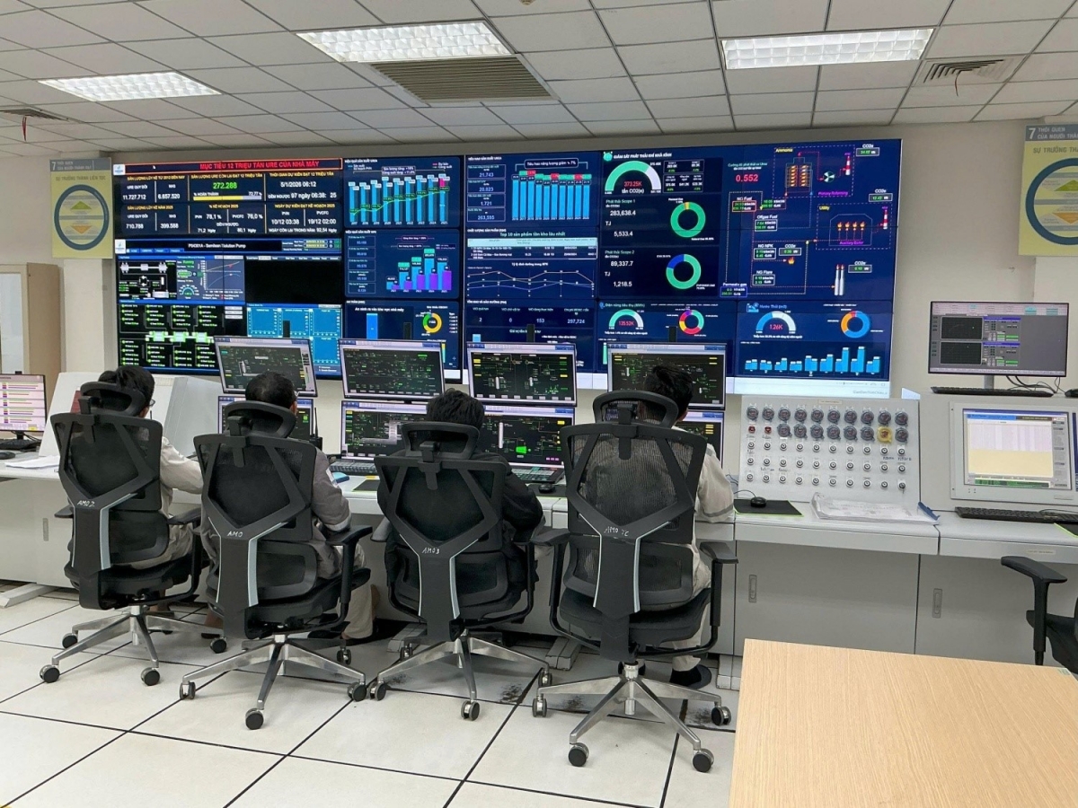 Vận hành Nhà máy thông minh Đạm Cà Mau với những tiến bộ KHCN và CĐS, trí tuệ nhân tạo