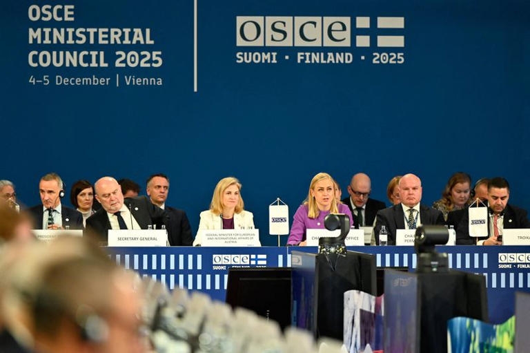 Hội nghị Hội đồng Bộ trưởng của Tổ chức An ninh và Hợp tác châu Âu (OSCE). Nguồn: Reuters