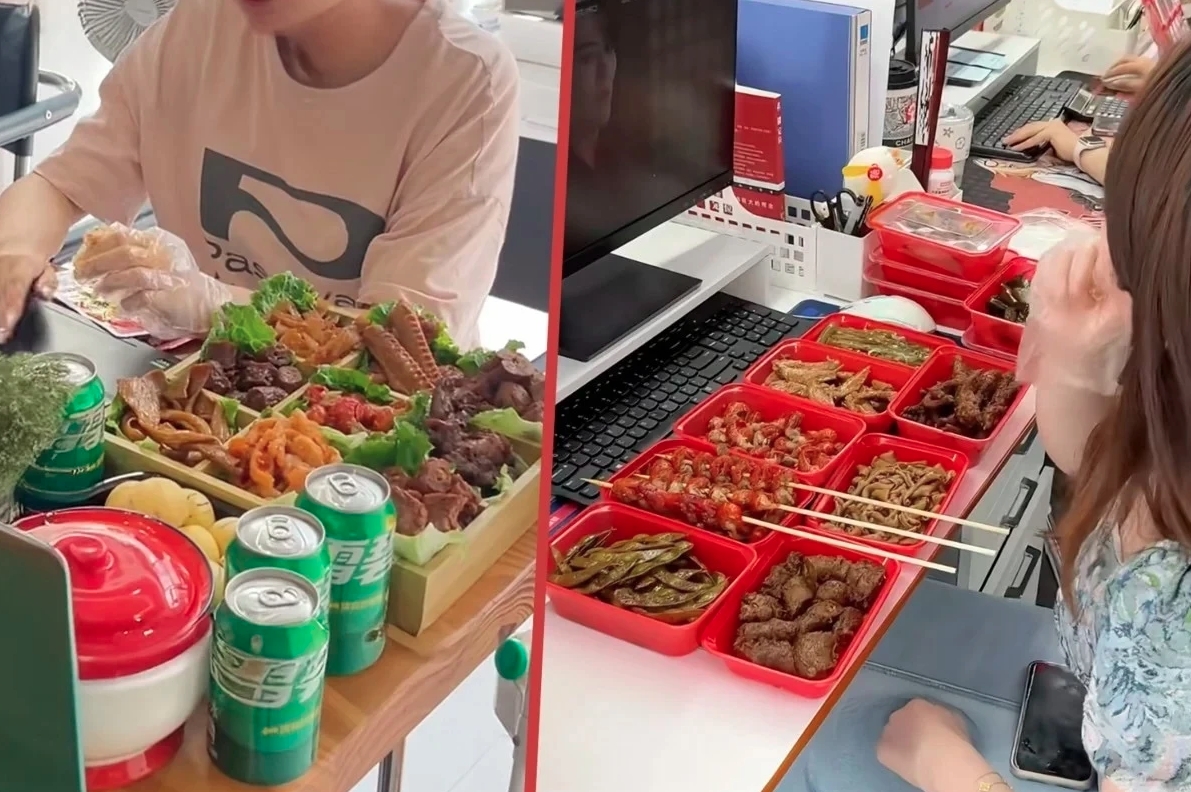 Sau lớp vỏ hào nhoáng, nghề nếm thử đồ ăn tại Trung Quốc phơi bày nhiều gốc khuất. (Ảnh: RedNote)