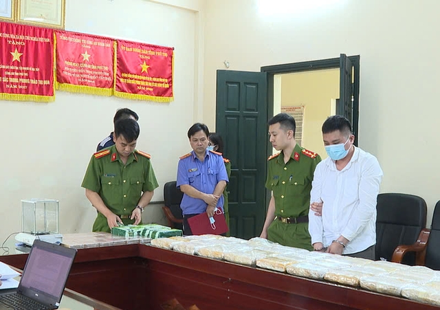 Một trong những đối tượng của chuyên án tại cơ quan điều tra