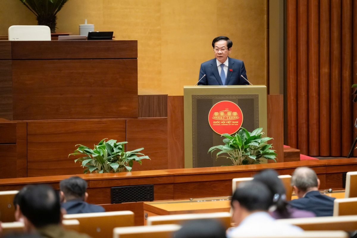 Bộ trưởng Bộ Nội vụ Đỗ Thanh Bình. (Ảnh: Quốc hội)