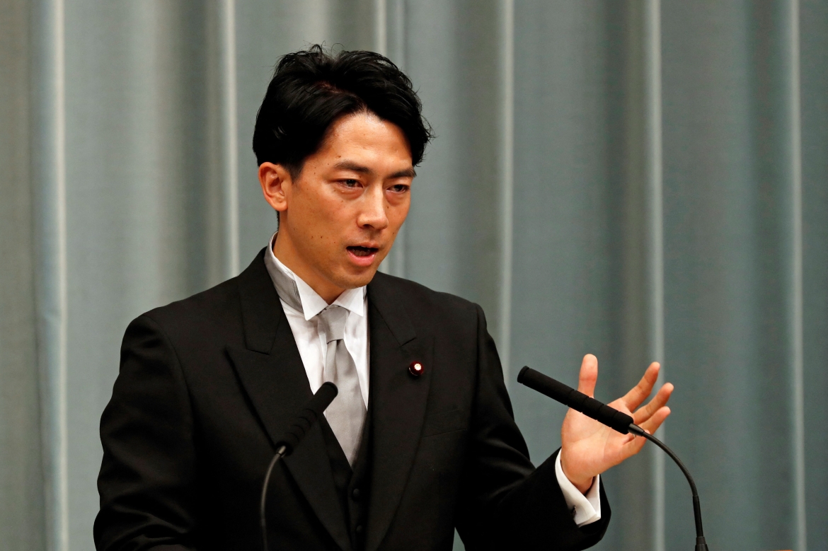Bộ trưởng Quốc phòng Nhật Bản Koizumi Shinjiro. Ảnh: Reuters