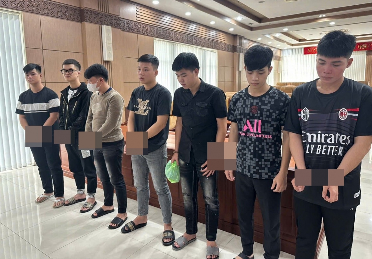 Các đối tượng lúc bị bắt