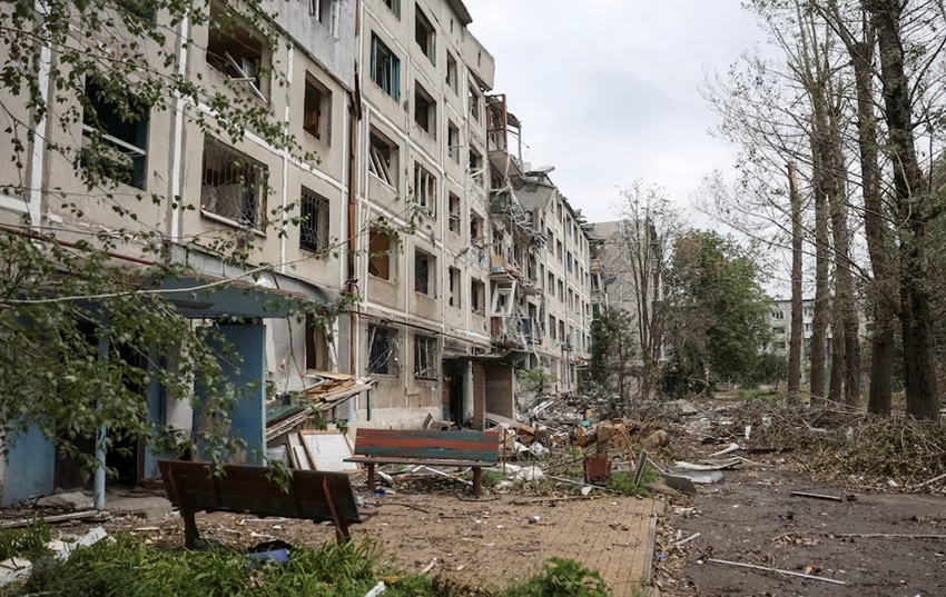 Quân đội Nga hiện kiểm soát khoảng 19% lãnh thổ Ukraine ở miền Đông và miền Nam, đồng thời tiến hành chiến dịch tiến công chậm theo hướng Tây. Ảnh: Reuters