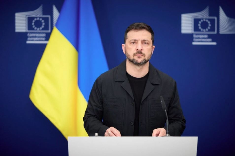 Tổng thống Ukraine Zelensky. Ảnh: Anadolu