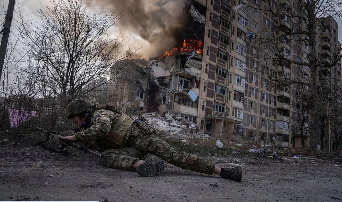 Xung đột Nga - Ukraine ngày càng leo thang. Ảnh: AP